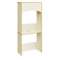 KROK – Desk Cabinet – White Maple Interior – Terracotta Nova Exterior Finish