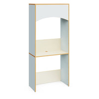 KROK – Desk Cabinet – White Maple Interior – Terracotta Nova Exterior Finish