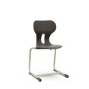 LIA CANTILEVER ST – Plastic Chair with Cantilever Metal Frame Warm Grey – Graphite Black – Size 5