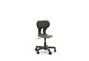 LIA MINI LIFT – Swivel Plastic Chair, Gas Lift, Wheeled Base – Graphite Black