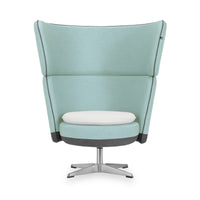 MANNY LARGE - High Armchair – Upholstered+cushion – Top color  Sage Mint