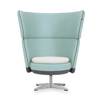 MANNY LARGE - High Armchair – Upholstered+cushion – Top color  Sage Mint