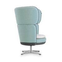 MANNY LARGE - High Armchair – Upholstered+cushion – Top color  Sage Mint