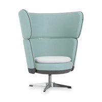 MANNY LARGE - High Armchair – Upholstered+cushion – Top color  Sage Mint