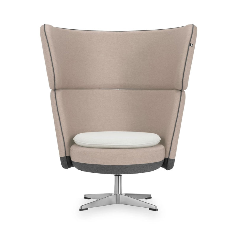 MANNY LARGE - High Armchair – Upholstered+cushion – Top color Sand Dune