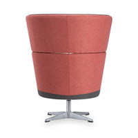 MANNY LARGE - High Armchair – Upholstered+cushion – Top color Terracotta Bloom