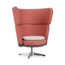 MANNY LARGE - High Armchair – Upholstered+cushion – Top color Terracotta Bloom