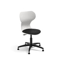 MIA LIFT - Swivel plastic chair with castors. Stroke gas lift. Adjustable height S5-S7. Mint green