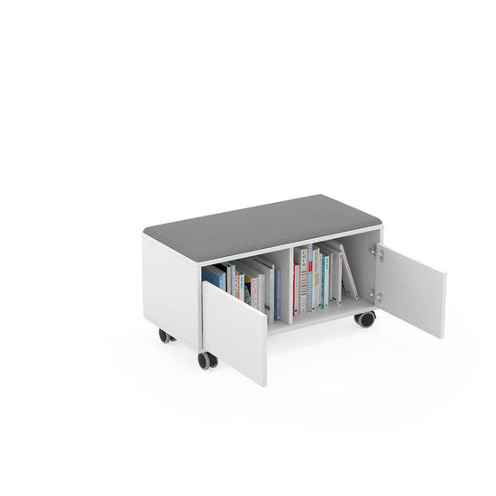 MINI MOVE - Grade with 2 storing spaces and 1 seat. Turquoise
