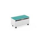 MINI MOVE - Grade with 2 storage spaces and 1 seat. Grey