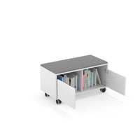 MINI MOVE - Grade with 2 storage spaces and 1 seat. Grey