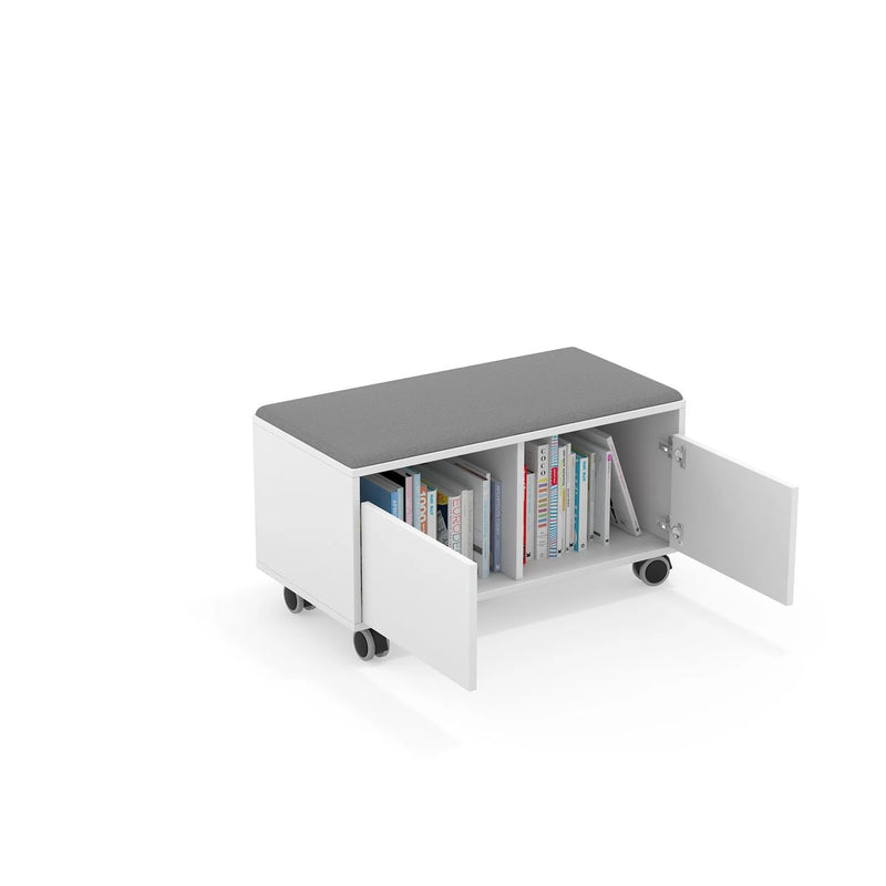 MINI MOVE - Grade with 2 storing spaces and 1 seat. Turquoise