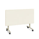 MINIFLOOP- Folding Table. Metal Frame, castors.tabletop. Maple White. 1390x680mm. Size 4