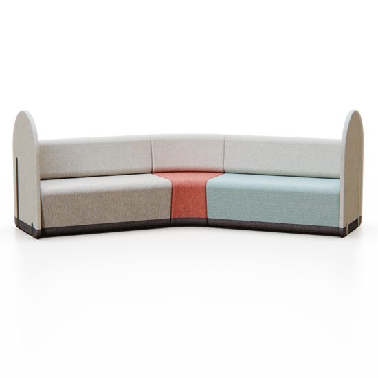 KALIN DIVIDER -  Upholstered divider– Linen Cream