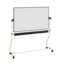MOGI – Mobile Whiteboard, Magnetic and Reversible, with Tray – 1500×900 mm – Warm Grey