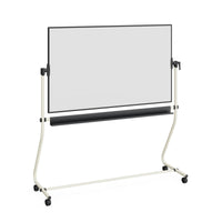 MOGI – Mobile Whiteboard, Magnetic and Reversible, with Tray – 1500×900 mm – Warm Grey