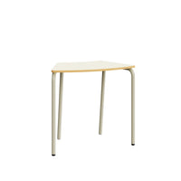 Table Octa. Maple White- Warm Grey. Size 6