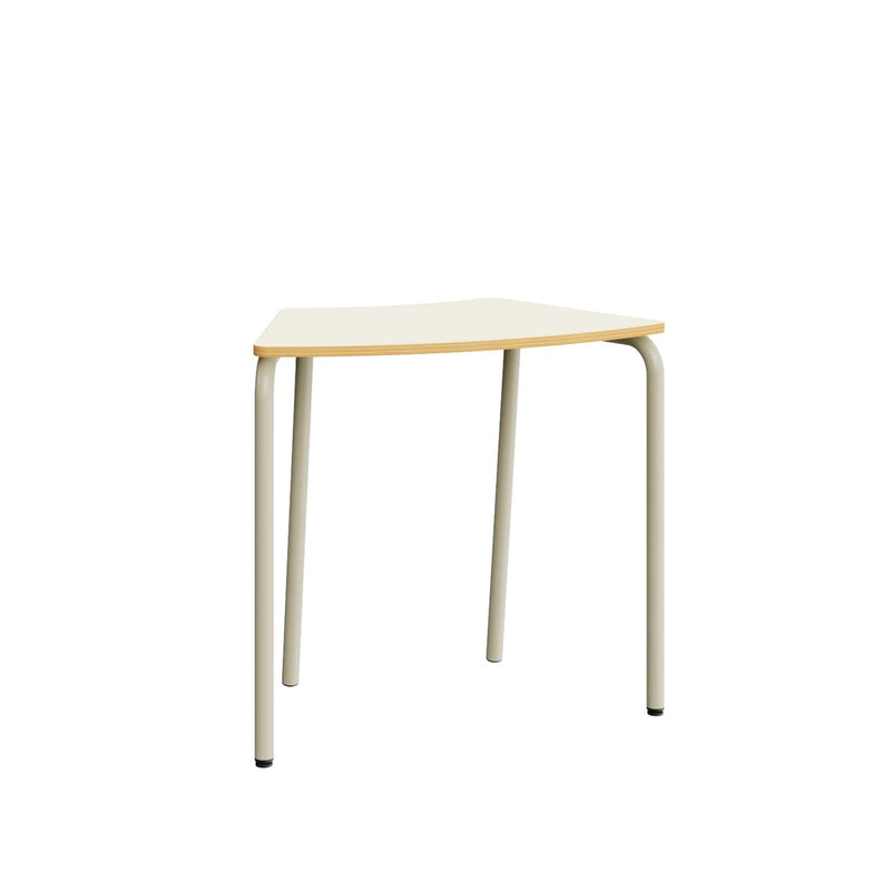 Table Octa. Maple White- Warm Grey. Size 6