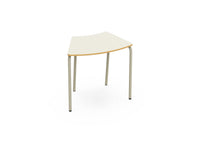 Table Octa. Maple White- Warm Grey. Size 6