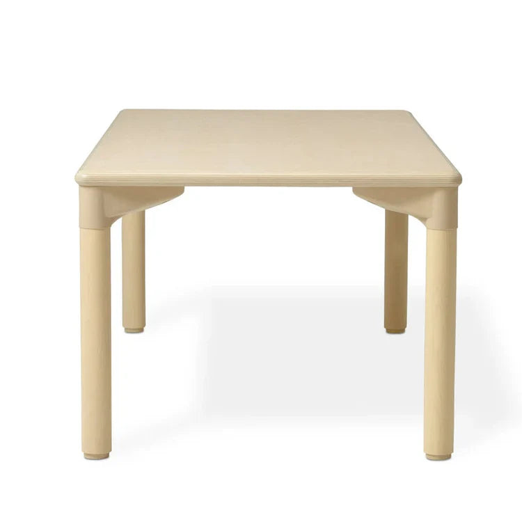 OLMO - Infantil square table 60x60cm PLYWOOD tabletop WOOD - T1