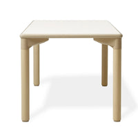 OLMO - Infantil square table 60x60cm PLYWOOD tabletop WHITE - T1