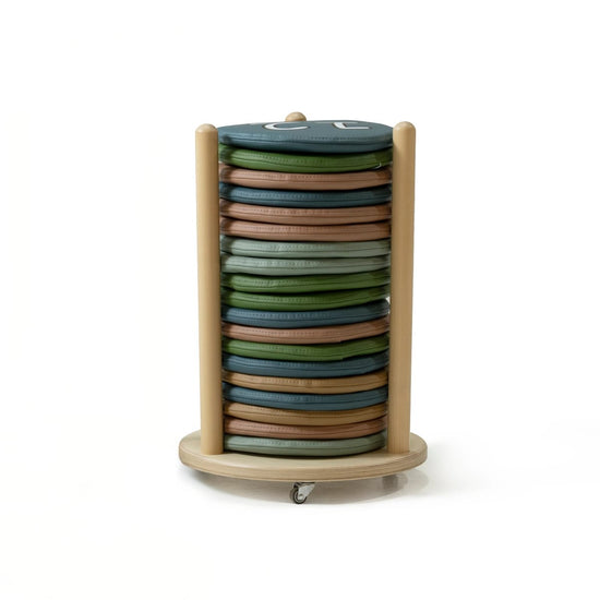PALM - Storage rack set PLYWOOD with castors + 40 cushions