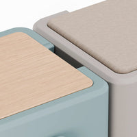 PIE WOOD TOP - TABLE-TOP FOR MODUAL SEATING  Birch - 1 u