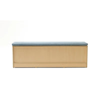 PLUM - Storage bank PLYWOOD with upholstered cushion