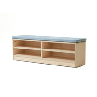 PLUM - Storage bank PLYWOOD with upholstered cushion