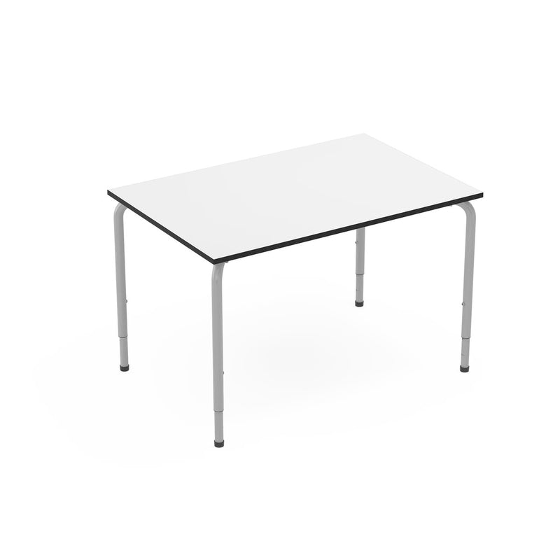 RECTANGLE - Metal structure table. Warm Grey. Maple MDF. 1814x664 mm. T5