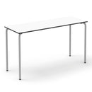 RECTANGLE PLUS - Metal structure table. MDF tabletop. White. 1814x664 mm. Size 8