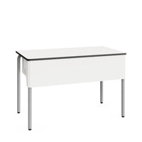 RECTANGLE TEACHER - Metal structure table. MDF tabletop,1214x664 mm.Ajustable T4-T6