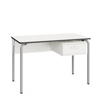 RECTANGLE TEACHER - Metal structure table. MDF tabletop,1214x664 mm.Ajustable T4-T6