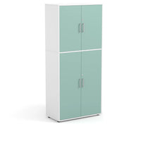 ROSIE - Cabinet with 5 inner compartments and 4 doors in WOOD finishing with lock