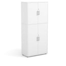ROSIE - Cabinet with 5 inner compartments and 4 doors White with lock