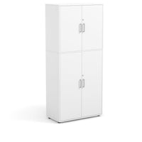 ROSIE - Cabinet with 5 inner compartments and 4 doors navy blue with look
