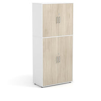 ROSIE - Cabinet with 5 inner compartments and 4 doors in WOOD finishing with lock