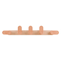 SLIDE KIT - Coat rack with wooden support - LIGHT TERRACOTA