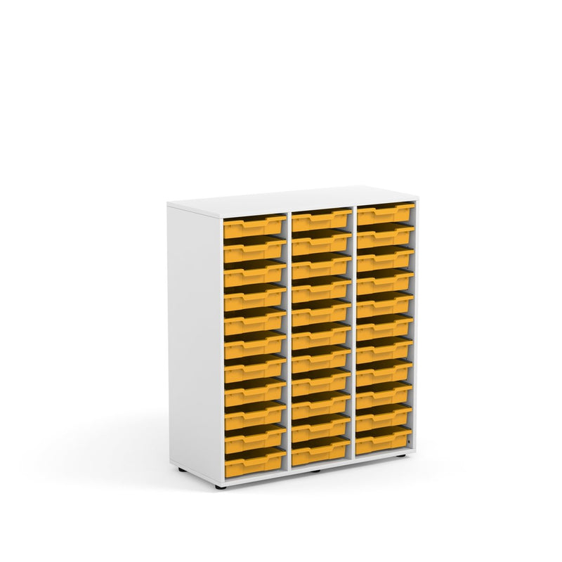 SOPHIE - Cabinet with 18 white big trays