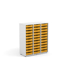 SOPHIE - Cabinet Maple White with 18 Light mint big trays