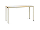 SPACE PLUS - Metal structure table. MDF tabletop. White. 1200x664 mm. Size 8