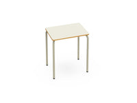Table Square. Maple White- Warm Grey. Size 4