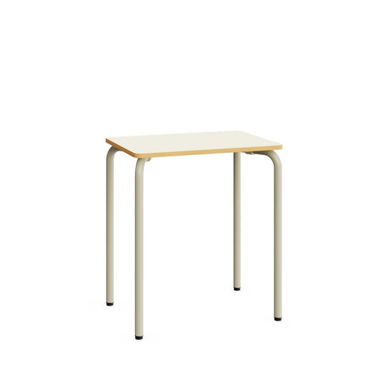 Table Square. Maple White- Warm Grey. Size 4