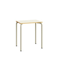 Table Square. Maple White- Warm Grey. Size 6
