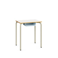 SQUARE Table – Warm Grey – White – Size 6