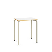 SQUARE Table – Warm Grey – White – Size 6