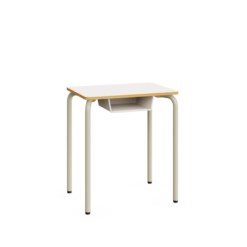 SQUARE Table – Warm Grey – White – Size 6