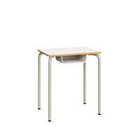 SQUARE Table – Warm Grey – White – Size 4