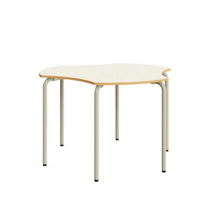 Table Trisix. Maple White- Warm Grey. Size 2