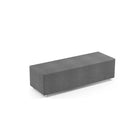 TUBE - Tube-shaped sofa. Wooden structure. Foam PVC leather. Anthracite Gris
